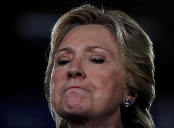 Our thoughts and prayers are with Hillary Clinton