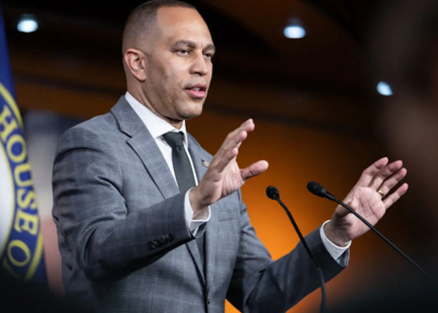 Democrat Leader Hakeem Jeffries completely lost it during an exchange with Rep. Mike Lawler