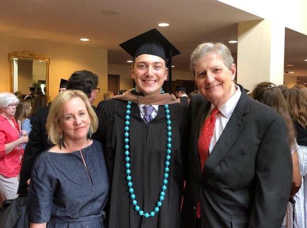 Senator John Kennedy’s son recently graduated from Millsaps College, with both proud parents in full attendance despite their busy schedules