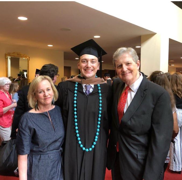 Senator John Kennedy’s son recently graduated from Millsaps College, with both proud parents in full attendance despite their busy schedules